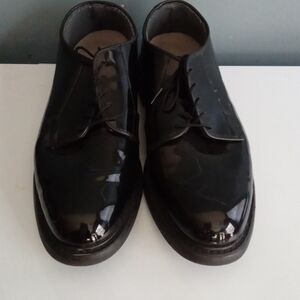 Bates Black Patent Leather Oxford Dress Shoes Men Formal‎ Military Uniform